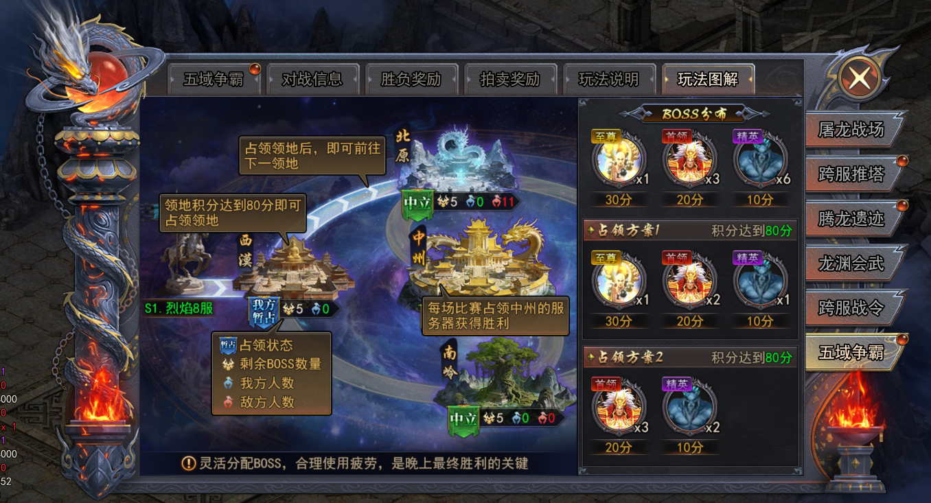 《天尊传奇》五域争霸